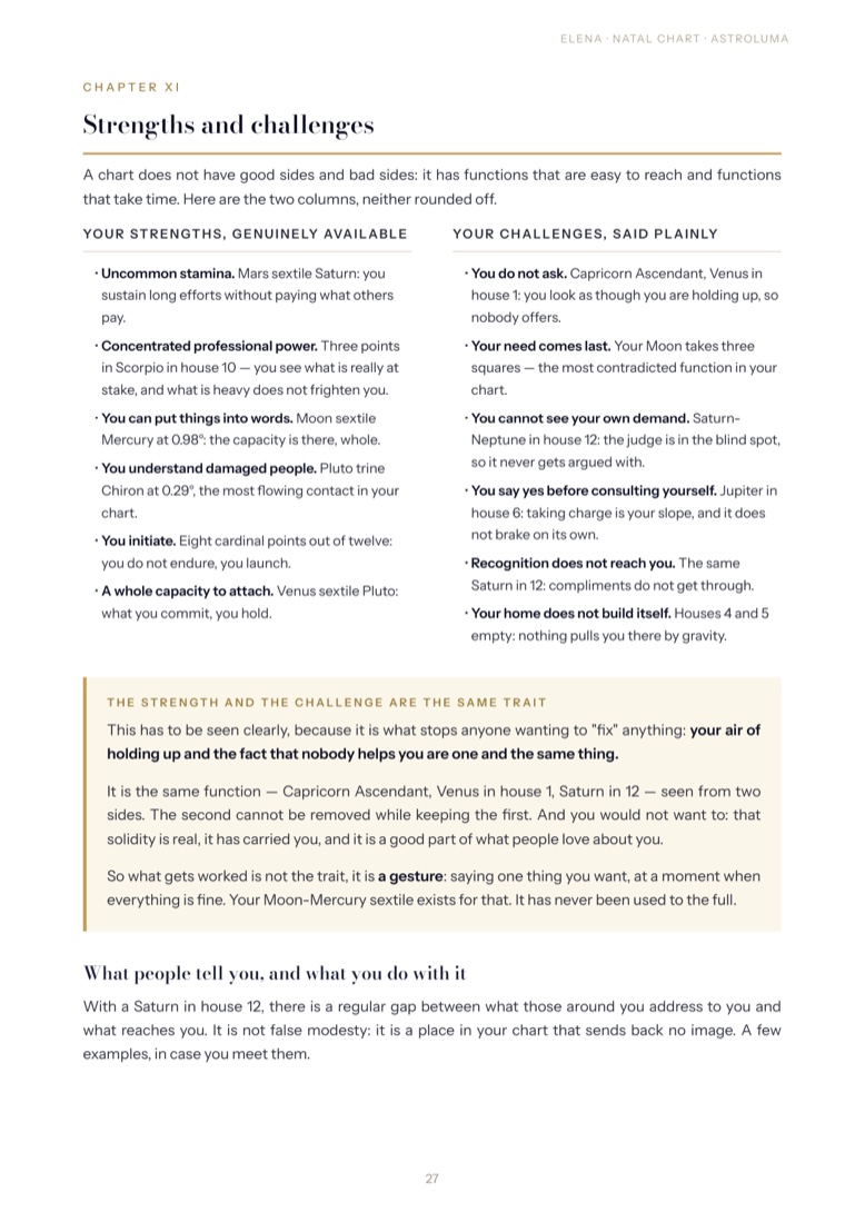 Page 27 of the sample reading