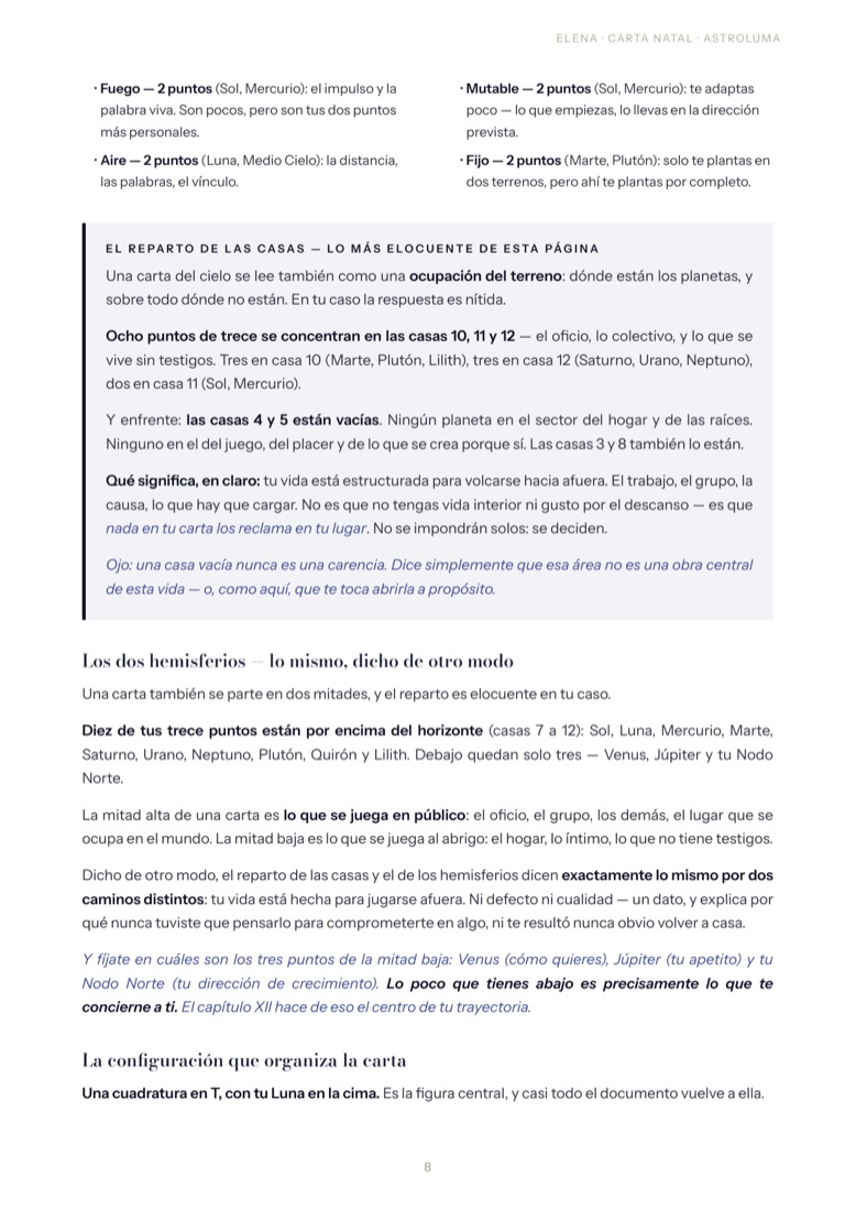 Página 8 del ejemplo de lectura