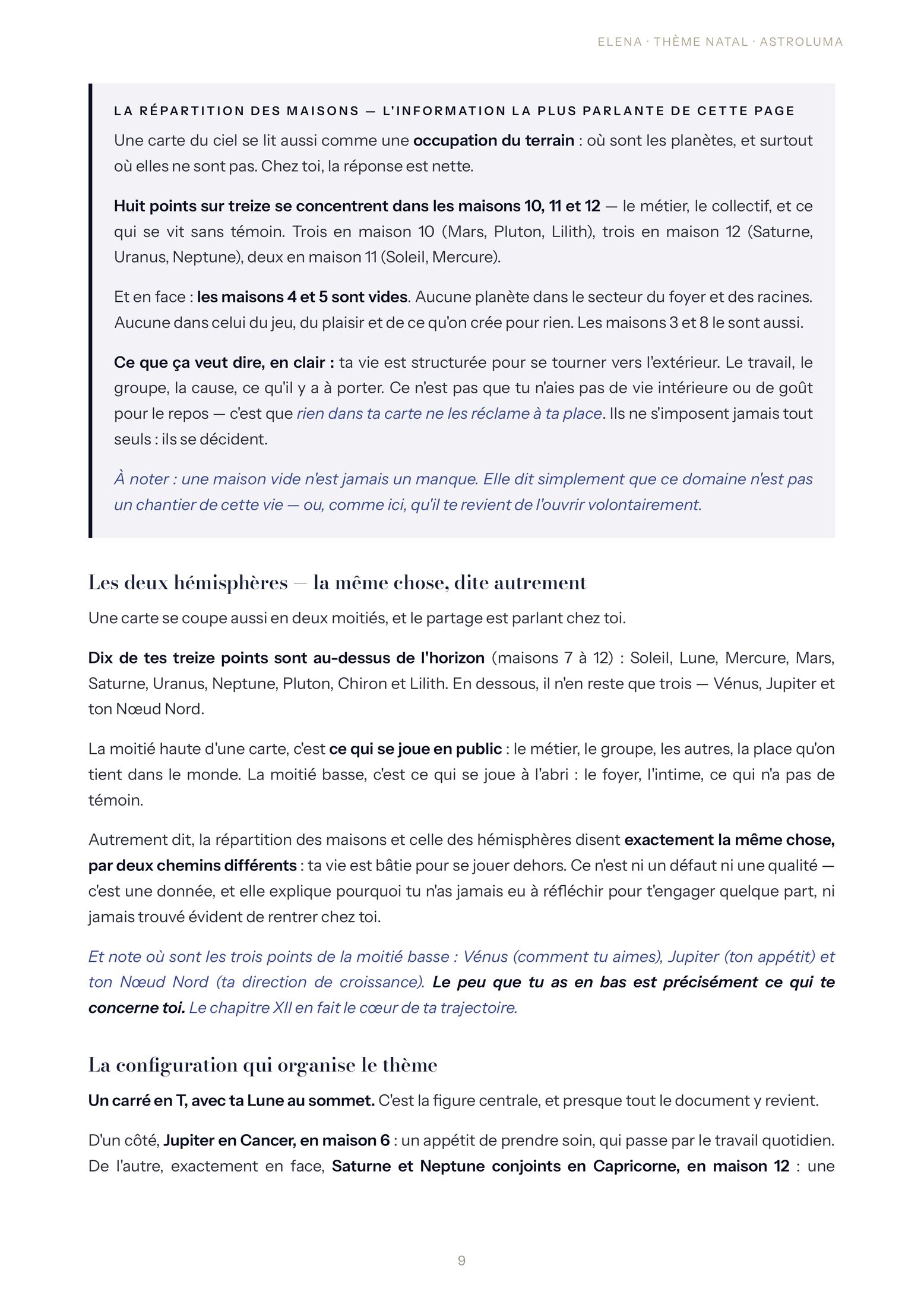 Page 9 de l'exemple de lecture