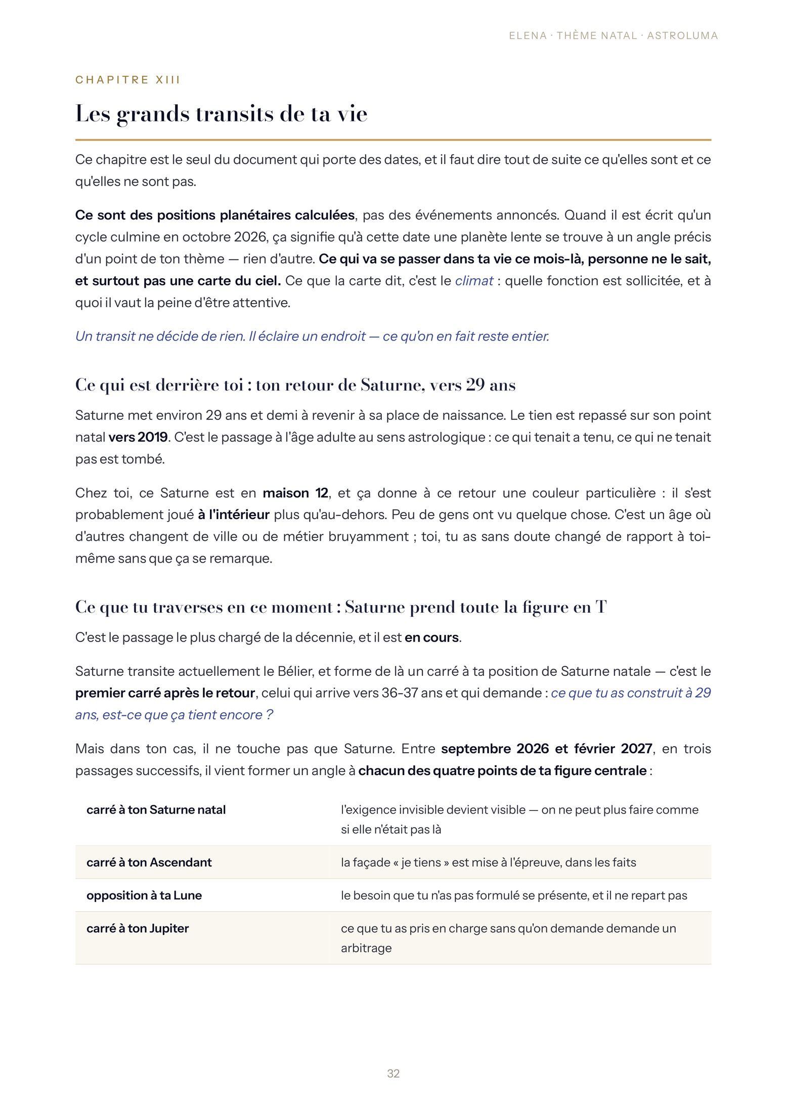 Page 32 de l'exemple de lecture