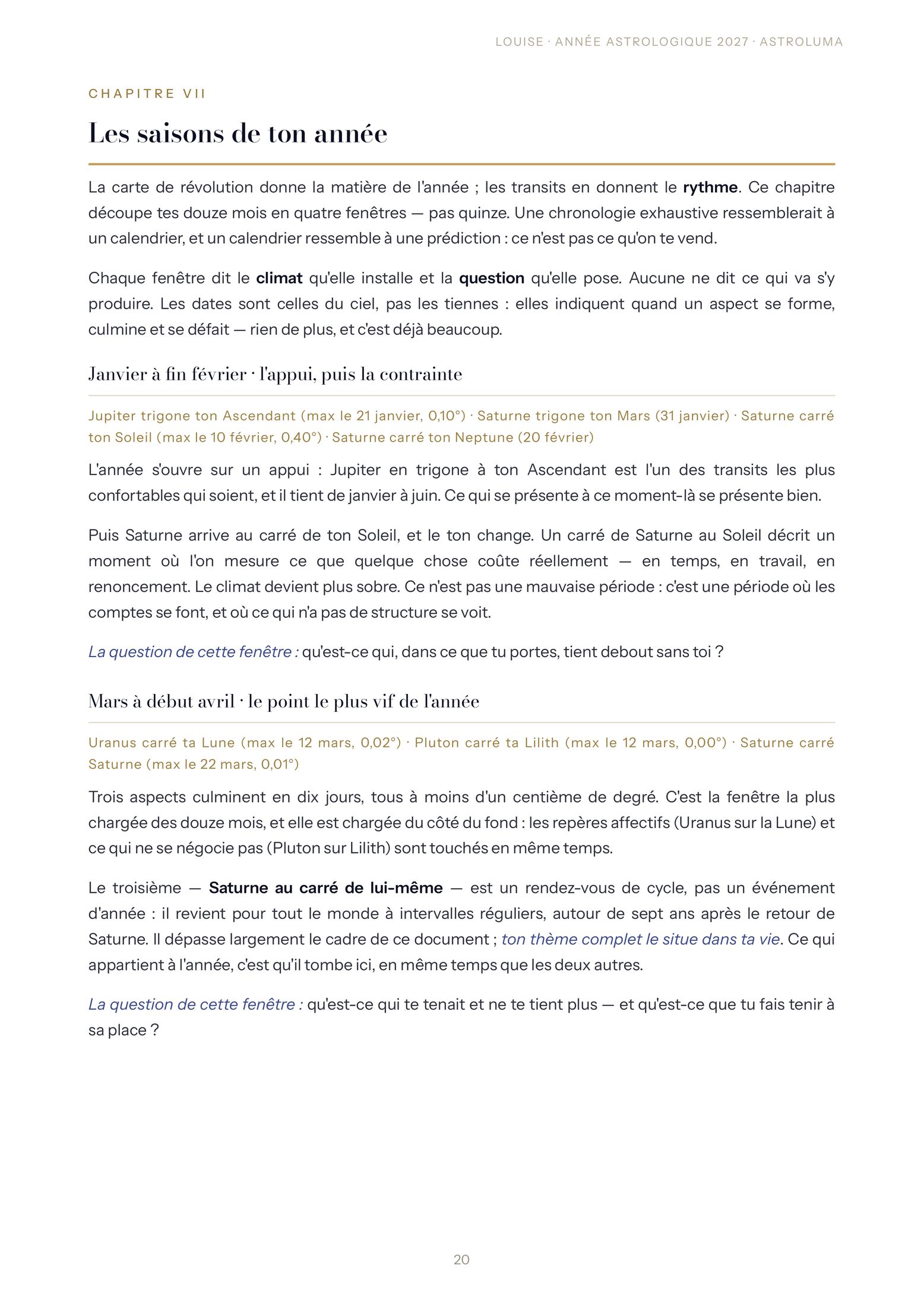 Page 20 de l'exemple de lecture