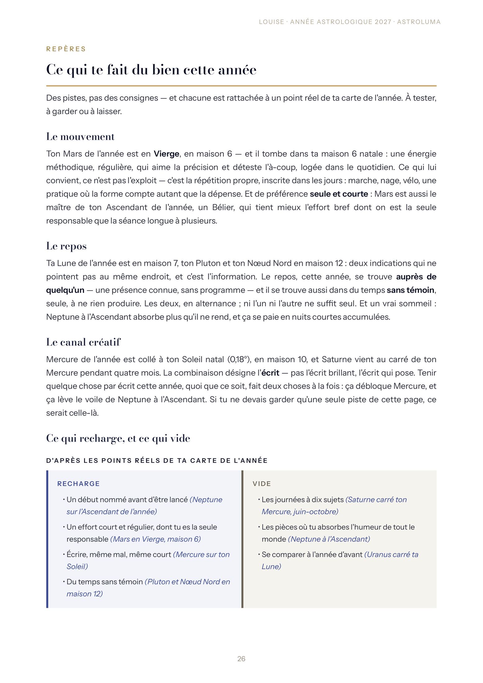 Page 26 de l'exemple de lecture
