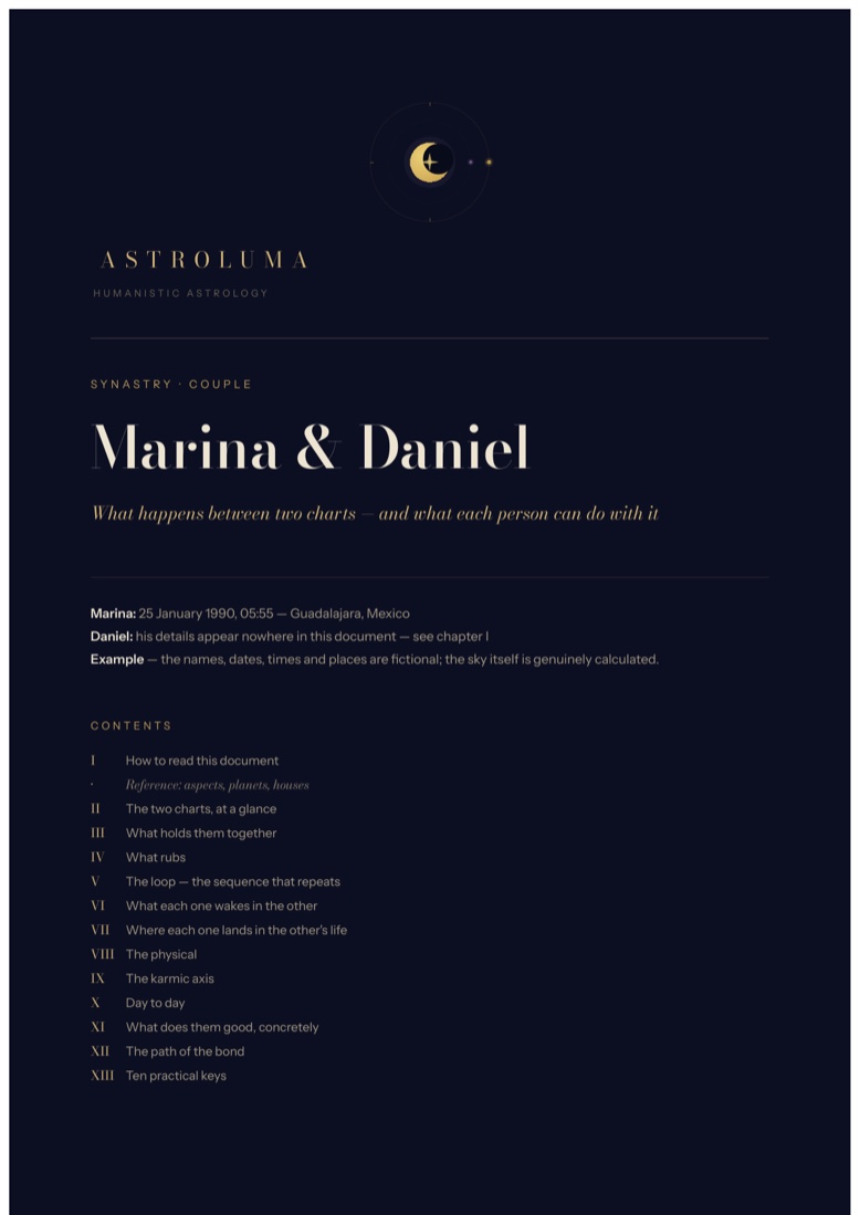 Page 1 of the sample reading