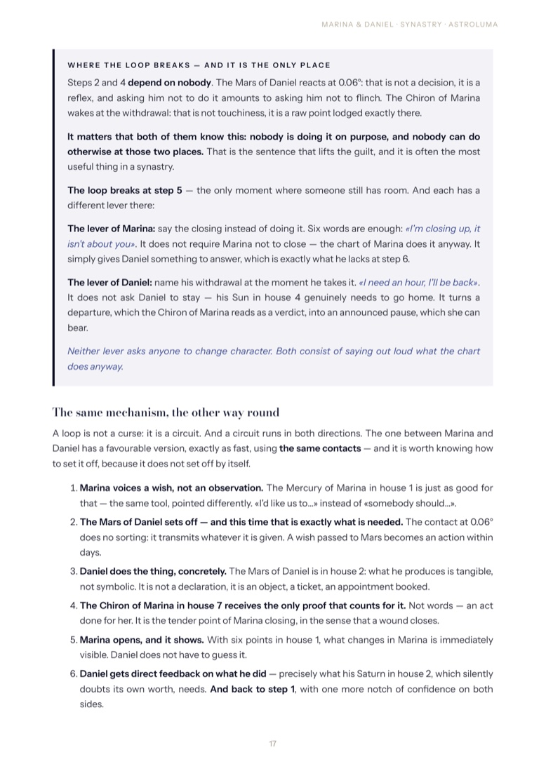 Page 17 of the sample reading
