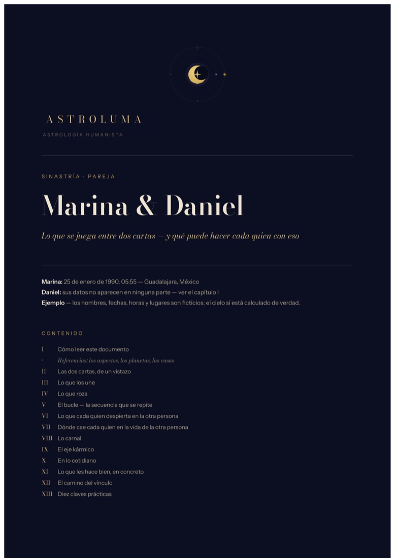 Página 1 del ejemplo de lectura