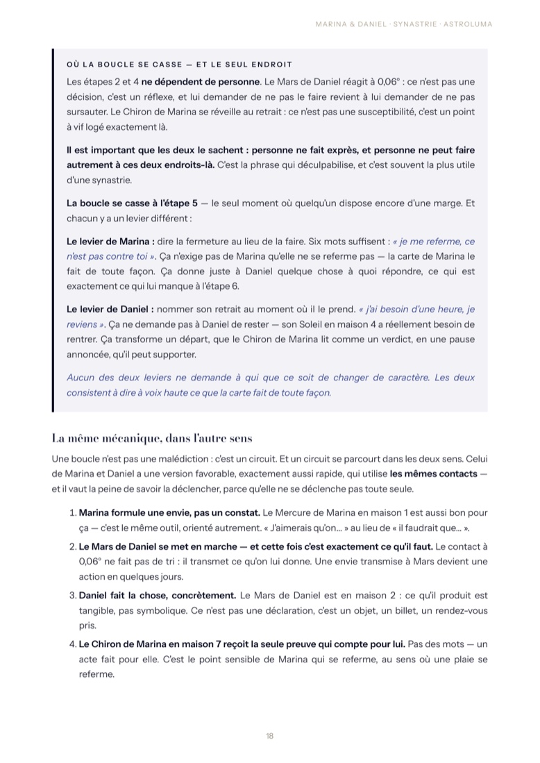Page 18 de l'exemple de lecture
