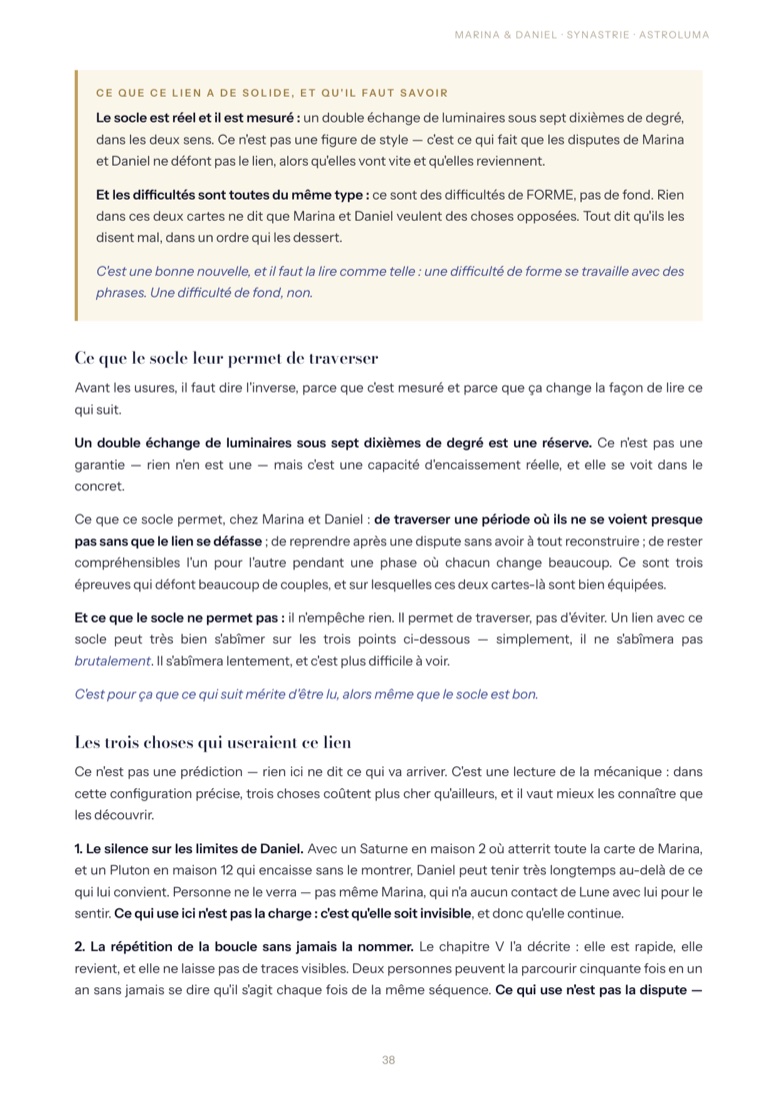 Page 38 de l'exemple de lecture
