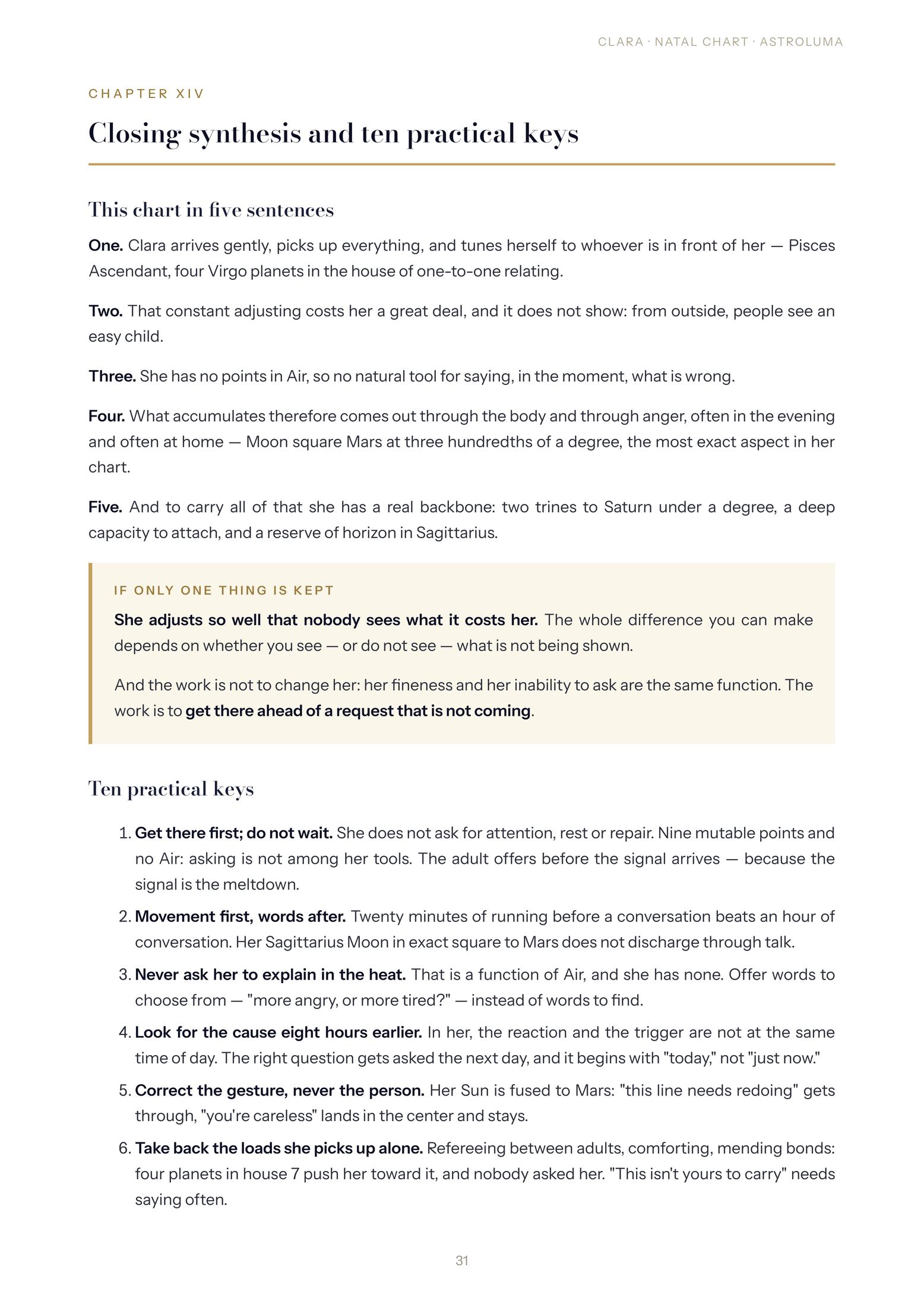 Page 31 of the sample reading