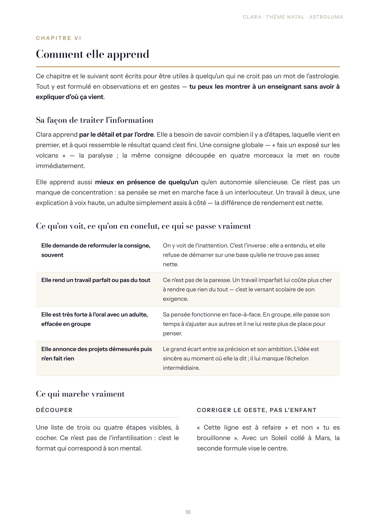Page 16 de l'exemple de lecture