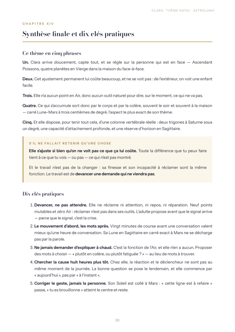 Page 30 de l'exemple de lecture
