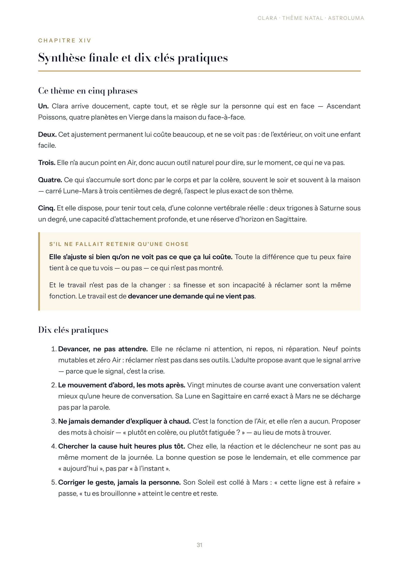 Page 31 de l'exemple de lecture