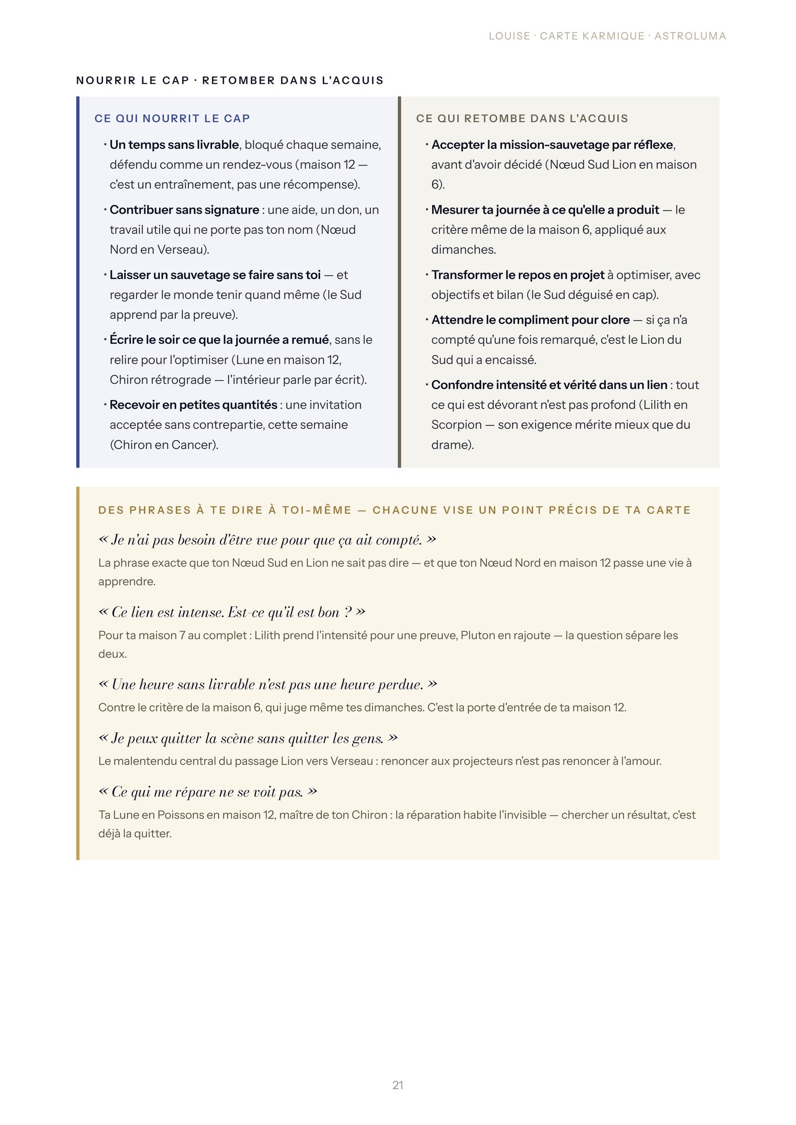 Page 21 de l'exemple de lecture
