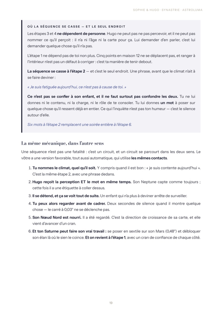 Page 19 de l'exemple de lecture